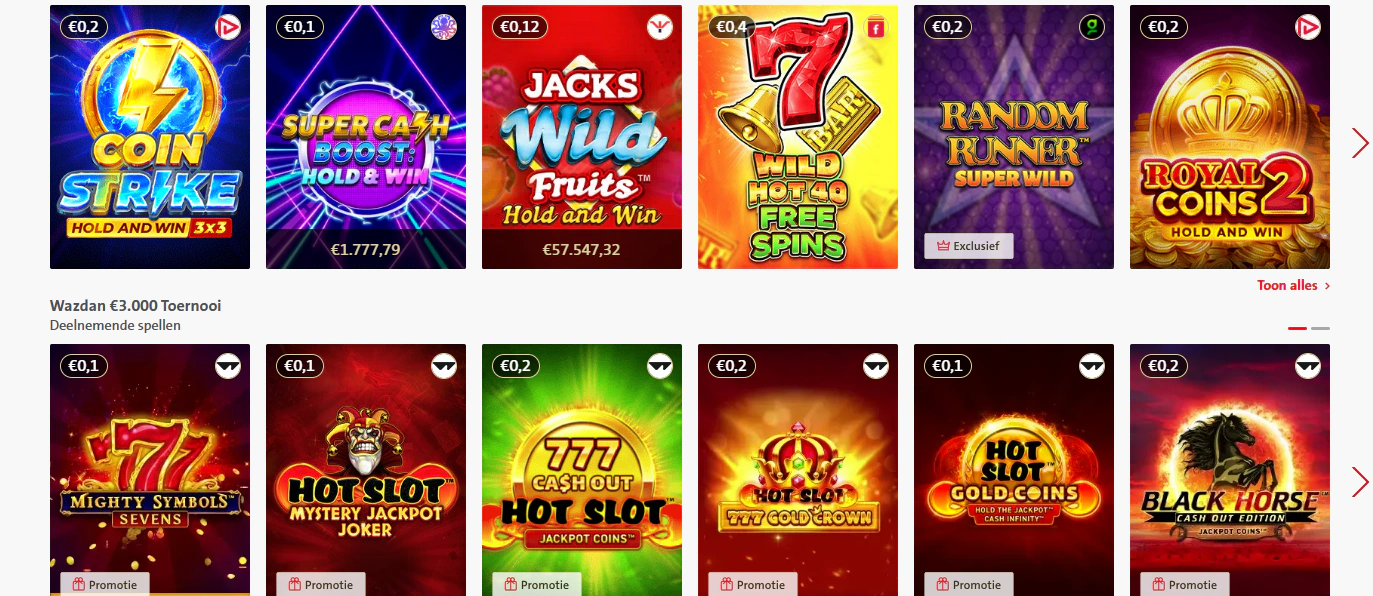 Jacks Casino speloverzicht en slots